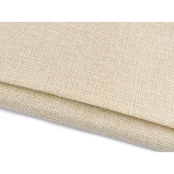 Imitace juty podlepená vlizelínem režná světlá 1 m