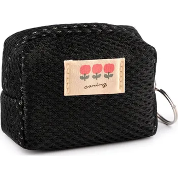 Dívčí pouzdro / klíčenka 8,5x6 cm černá 1 ks