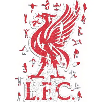 Liverpool FC Dřevěné puzzle Liverpool FC, Liver Bird, 270 ks