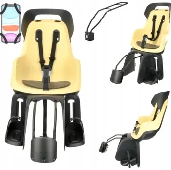 cyklosedačka Zadní dětská sedačka na kolo Bobike Go 1P, montáž na rám, šedá