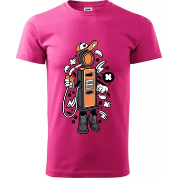 Pánské tričko Tankman - Klasické pánské triko vyšší gramáže - L ( Purpurová )