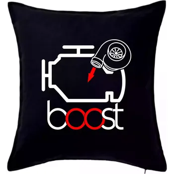 Polštář Boost - Polštář 50x50 - 50x50 - Pouze potah ( Černá )