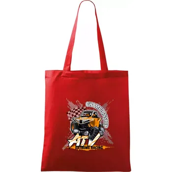 Nákupní taška ATV extreme championship - Taška bavlněná - 42 x 38 cm ( Červená )