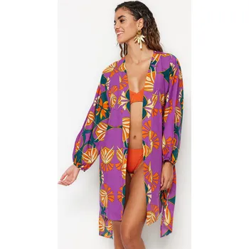 Kabelka Dámské plážové oblečení Trendyol Trendyol modrá | krémová | fuchsiová 2301783