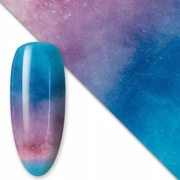 Lak na nehty Přenosová Fólie na nehty pro hybridní gely 80 cm Cosmic Collection Č. 15