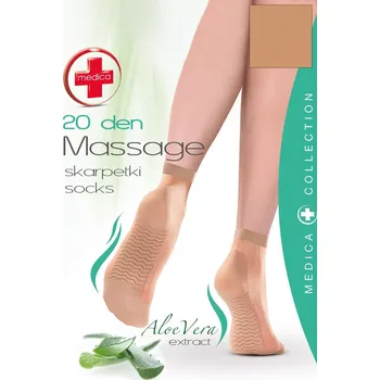 Pánské ponožky Dámské ponožky Medica 20 Massage code 623 - Gabriella melissa/tělová uni