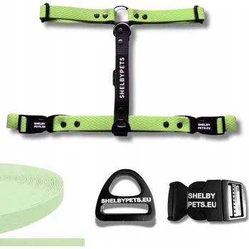 Postroj pro psa VODĚODOLNÉ POSTROJE PRO VELKÉHO PSA GUARD PVC BIOTHANE XXS A WOOFY HARNESS