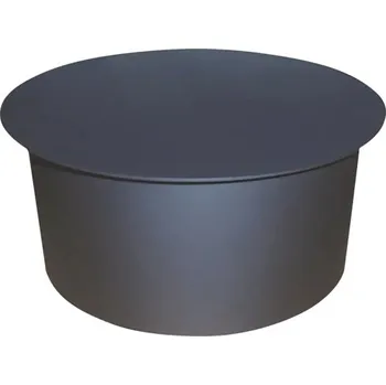 Kouřovod Víčko kouřové 150mm t.1,5mm ČER