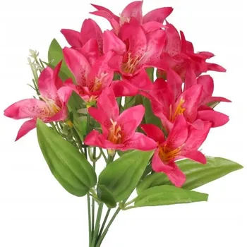 umělá květina UMĚLÉ KVĚTY VĚTVIČKY ROSTLINY LILIE JAKO ŽIVÉ