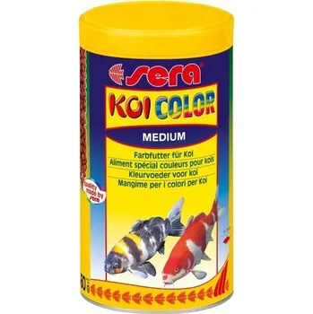 Krmivo pro rybičky Sera doplňkové krmivo pro Koi - podpora vybarvení ryb Koi Color Medium 1000ml