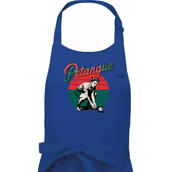 Kuchyňská zástěra Petanque žena - Pánská zástěra na vaření - Univerzální velikost ( Královská modrá )