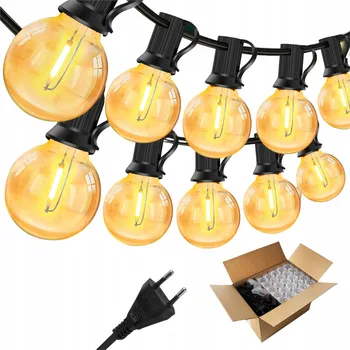 Dekorativní svítidlo Světelný řetěz Światełkowo 25 LED 7,5 m 750 cm do zásuvky čirý