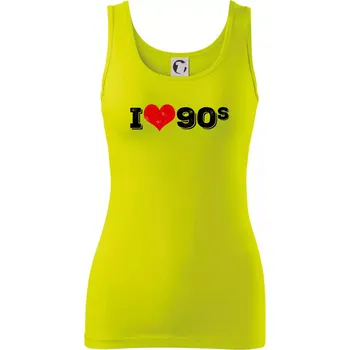 I love 90s - Dámské tílko - S ( Limetková )