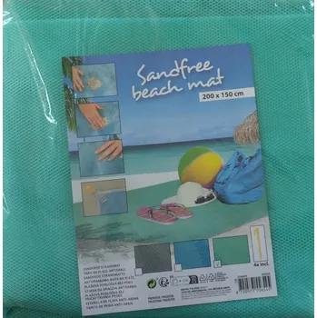 deka PODLOŽKA NA PLÁŽ PIKNIKOVÁ DEKA ODOLNÁ VŮČI AZUROVÉMU PÍSKU 150 X 200 CM