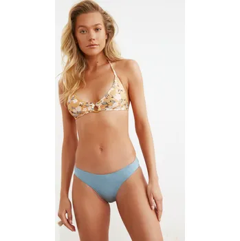 Dámské plavky Trendyol Bikini Bottom - Blue - Plain Trendyol šedá 1259258