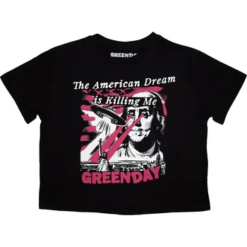 Green Day American Dream Black S Dámské Tričko