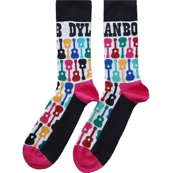 Pánské ponožky Bob Dylan Ponožky Guitar Pattern Multicolour 40-45