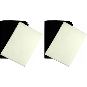 Příslušenství pro digestoř Filtr do digestoře AJS uhlíkový a tukový univerzální 2 ks 55x38 cm