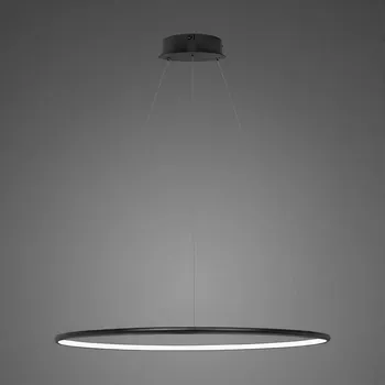 Závěsné LED svítidlo Kruhy č. 1 80cm 4000K 43W černé