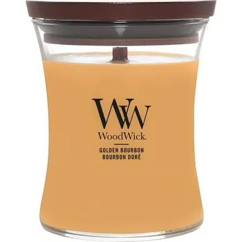 Svíčka Vonná svíčka WoodWick GOLDEN BOURBON, střední 275g 43467