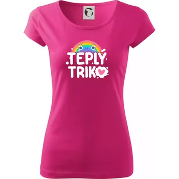 Teplý triko - Dámské triko Pure - L ( Purpurová )