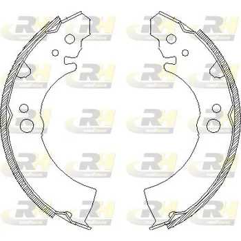 Brzdová čelist Brzdové pakny ROADHOUSE 4066.00