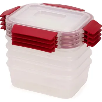 Jídlonosič Joseph Joseph Nest Lock sada úložných dóz na potraviny 1,1 l, červená, 1000011
