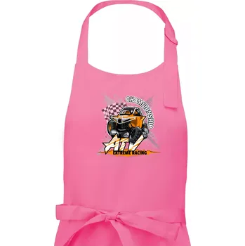 Kuchyňská zástěra ATV extreme championship - Pánská zástěra na vaření - Univerzální velikost ( Růžová )