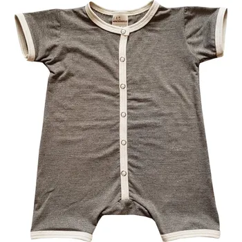 Dupačky FARMERS® Dětský letní bambusový overal propínací - různé barvy Barva: tmavě šedý melír, Velikost: 80