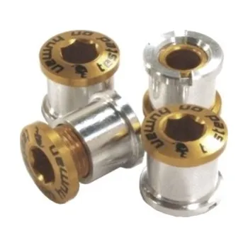 Převodník na kolo Šrouby převodníku ShamanRacing 8mm, 4ks zlatá