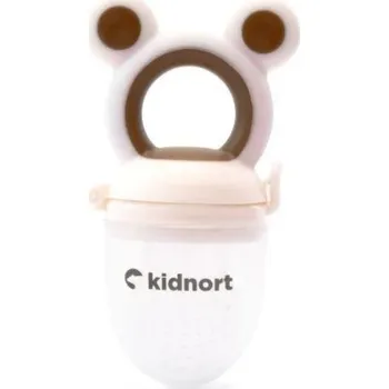 Kojenecká láhev Kidnort Krmící dudlík a kousátko Tannleke Pudrový