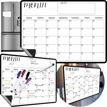 Kalendář Kalendář magnetický plánovač na ledničku organizér