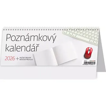 Kalendář Helma 365 Stolní poznámkový kalendář S65-26-A 2026