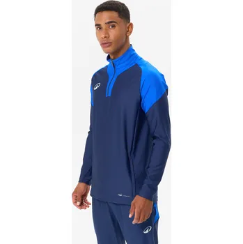 Dámská mikina KIPSTA Fotbalová mikina se zipem u krku Viralto Club pro dospělé XL MODRÁ