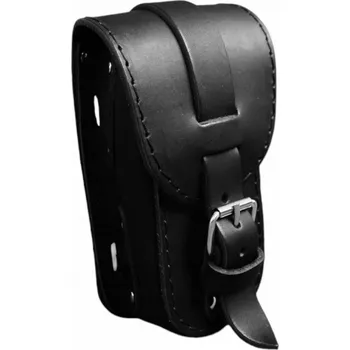 Zavazadlo na motocykl Kožená brašna/kapsa na opasek, na nádrž nebo brašny – černá