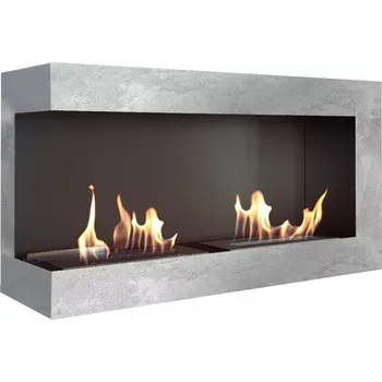 Biokrb KRATKI biokrb do rohu DELTA 900 levý - imitace betonu