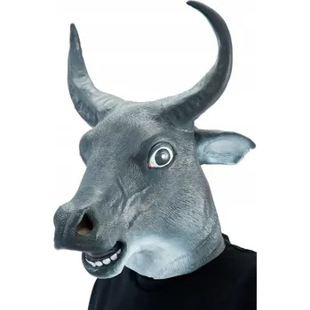 Karnevalová maska Latexová maska býka