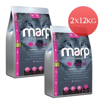 Krmivo pro psa Marp Natural Farmfresh - krůtí 2 x 12kg