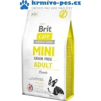 Krmivo pro psa Brit Care Dog Mini Grain Free Adult Lamb 2kg