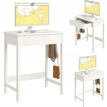 Psací stůl Obdélníkový psací stůl Muvu 60 x 40 x 76 cm bílý