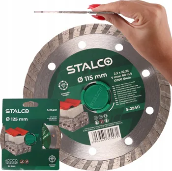 Řezný kotouč DIAMANTOVÝ KOTOUČ NA KÁMEN BETONU, ZESÍLENÝ BETON, CIHLY, DLAŽBU 115 - ODOLNÝ