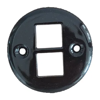 vypínač Keramický krycí segment - náhradní (RJ45) - černý