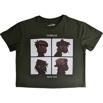 Pánské tričko Gorillaz Tričko Demon Days Ladies Green S