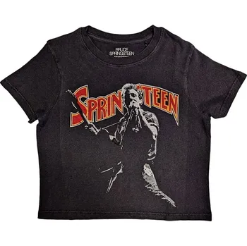 Bruce Springsteen Tričko Stage Pose Ladies Black M