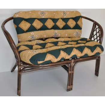 Podsedák Axin Trading s.r.o. Polstr na lavici Bahama zelený motiv