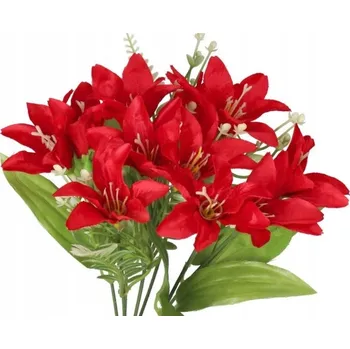 umělá květina UMĚLÉ KVĚTY VĚTVIČKY ROSTLINY LILIE JAKO ŽIVÉ