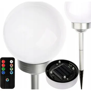 Venkovní osvětlení Solární lampa zapichovací Volteno stříbrná 47 cm 1 ks