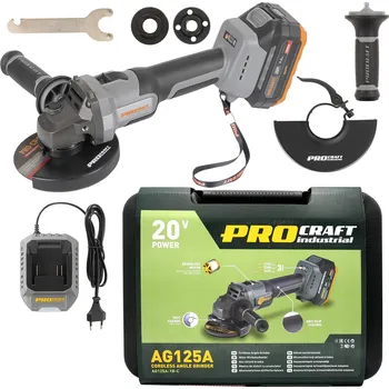 Aku úhlová bruska Procraft Industrial AG125A
