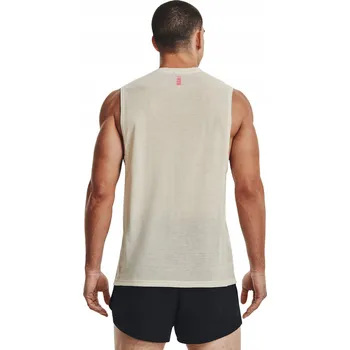 Tričko Tank Top Pánské Béžové Under Armour Breeze 2.0 Trail Tank vel. M