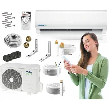 Klimatizace Klimatizace do domu i kanceláře KAISAI WiFi 3,5kW s topením + sada 5m trubek